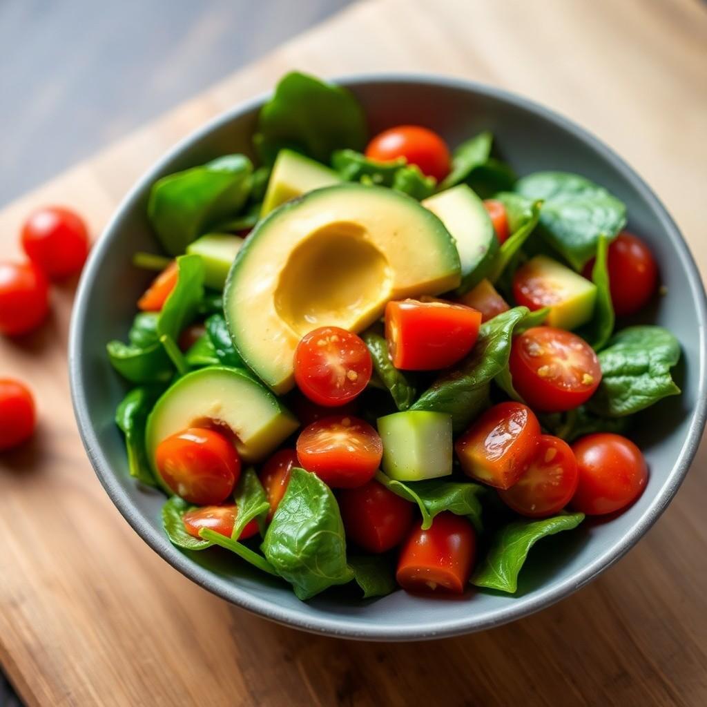 Mediterranean Spinach Salad