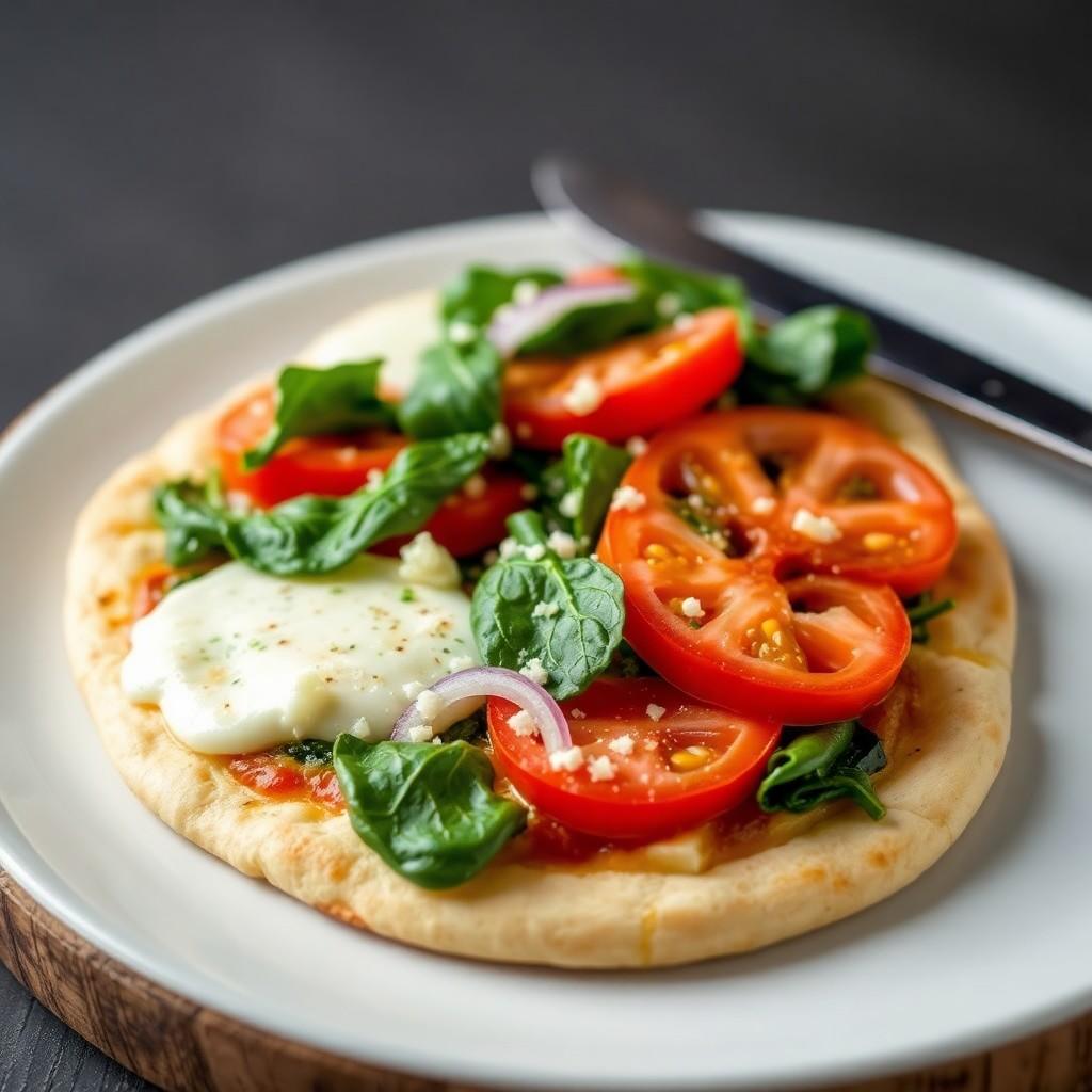 Vegetable & Cheese Flatbread