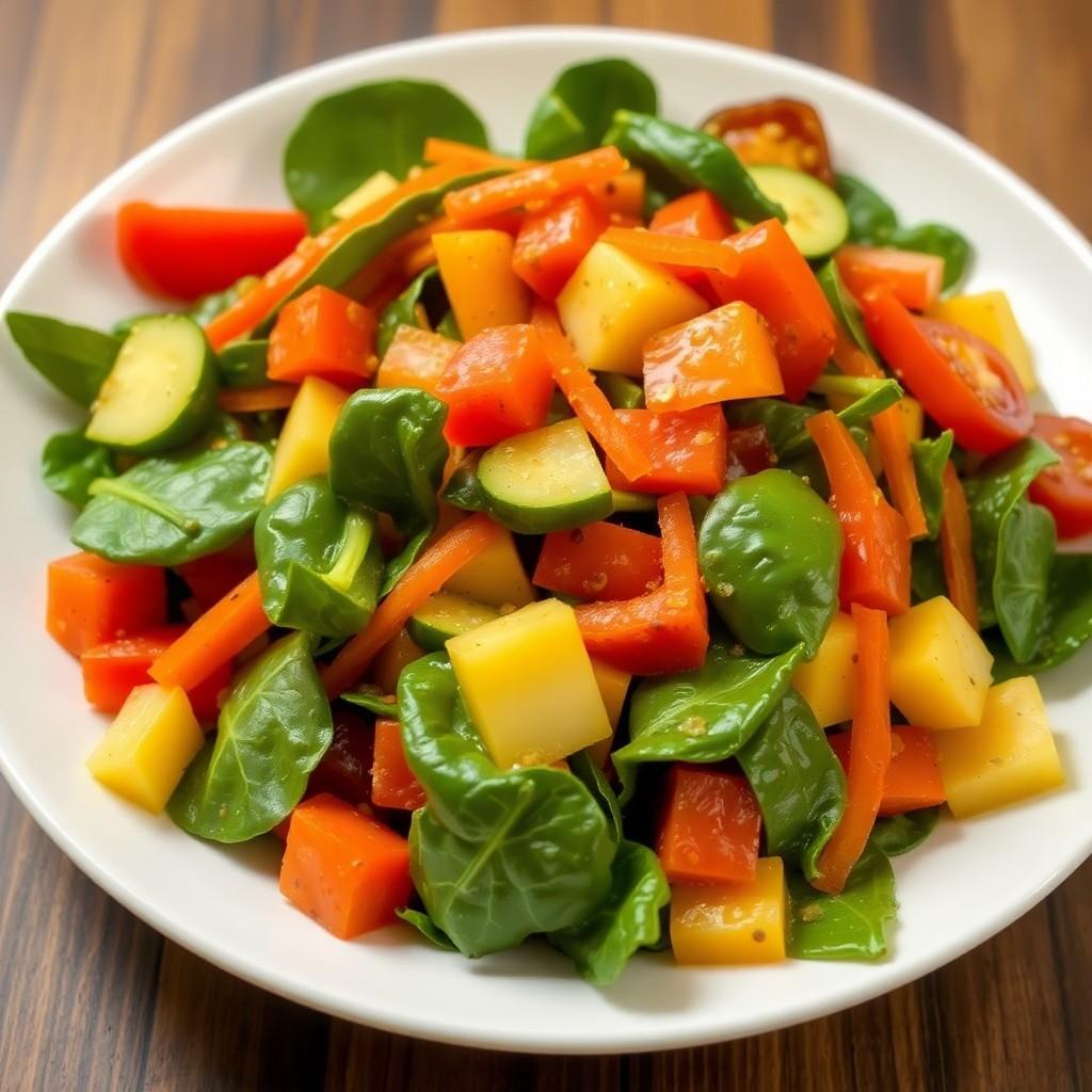 Rainbow Vegetable Salad