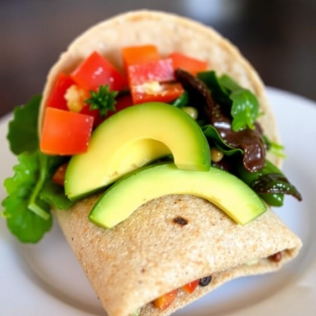 Mediterranean Veggie Wrap