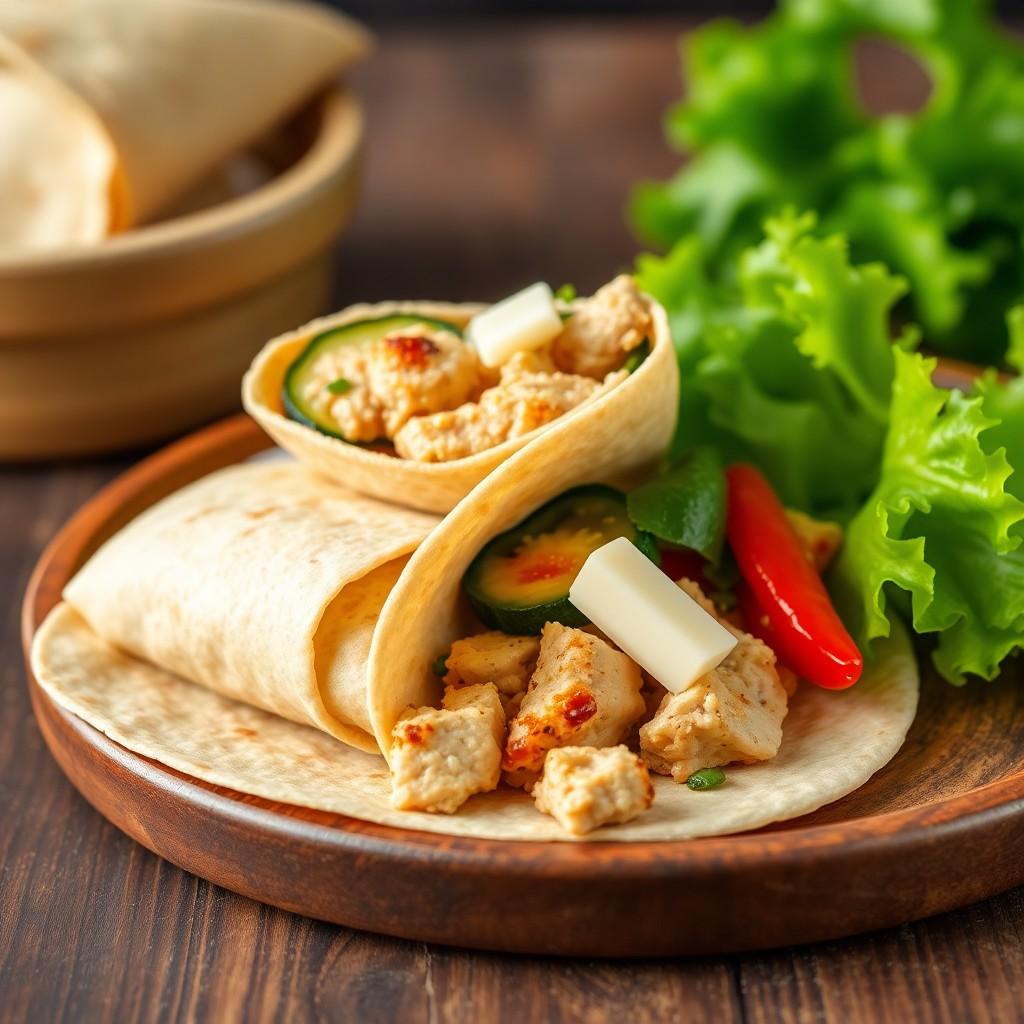 Mediterranean Chicken Wrap