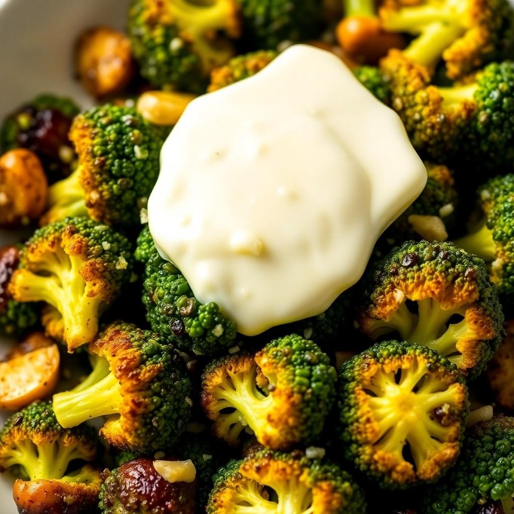 Garlic Butter Roasted Broccoli