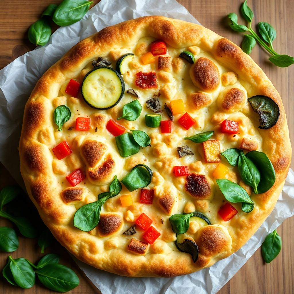 Savory Vegetable Focaccia