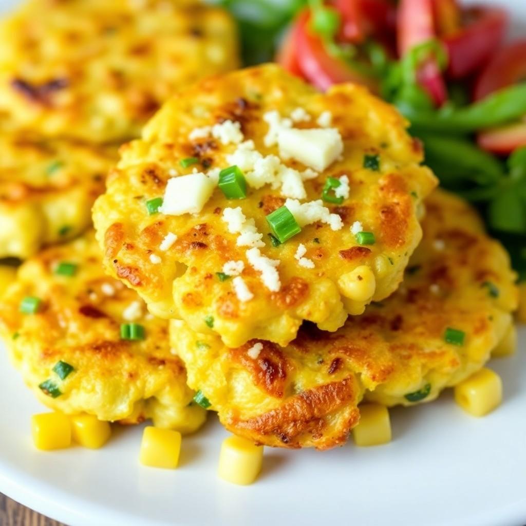 Zucchini and Corn Fritters