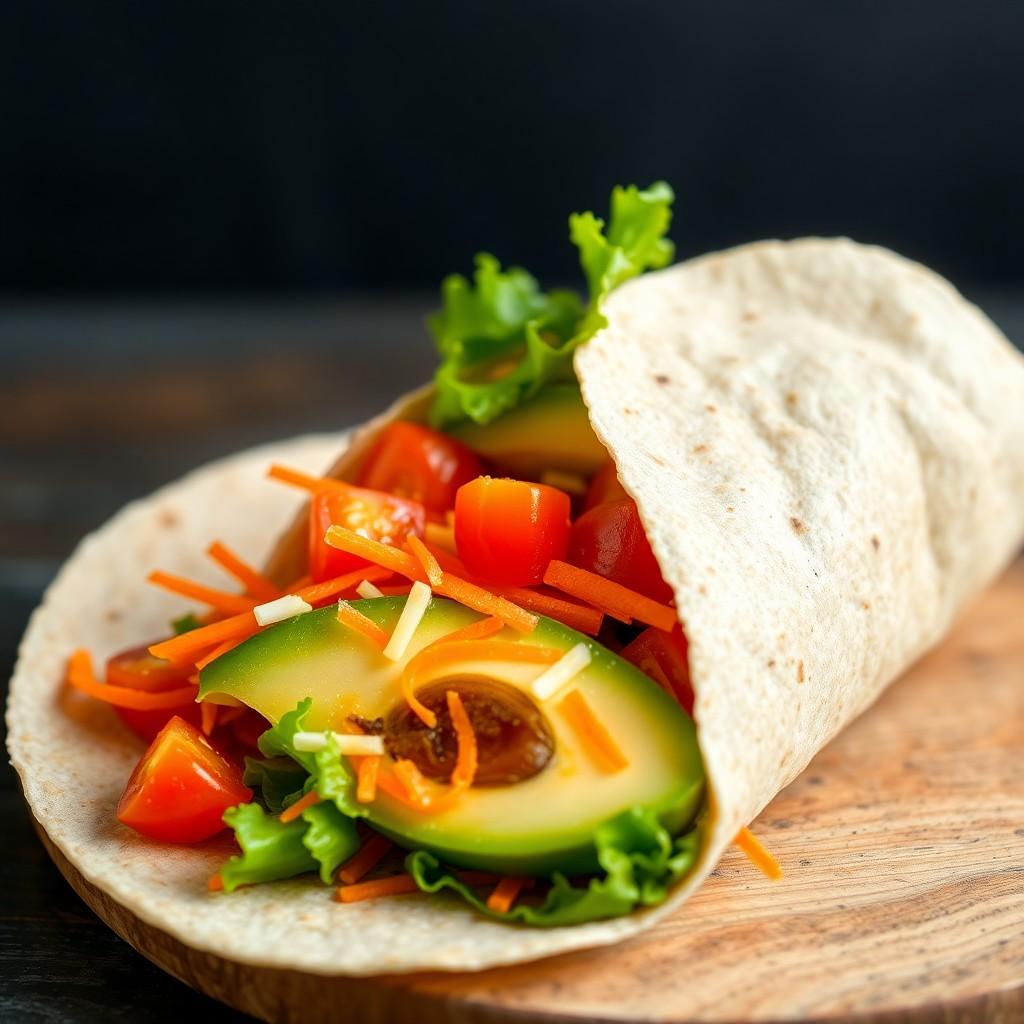 Veggie and Avocado Wrap