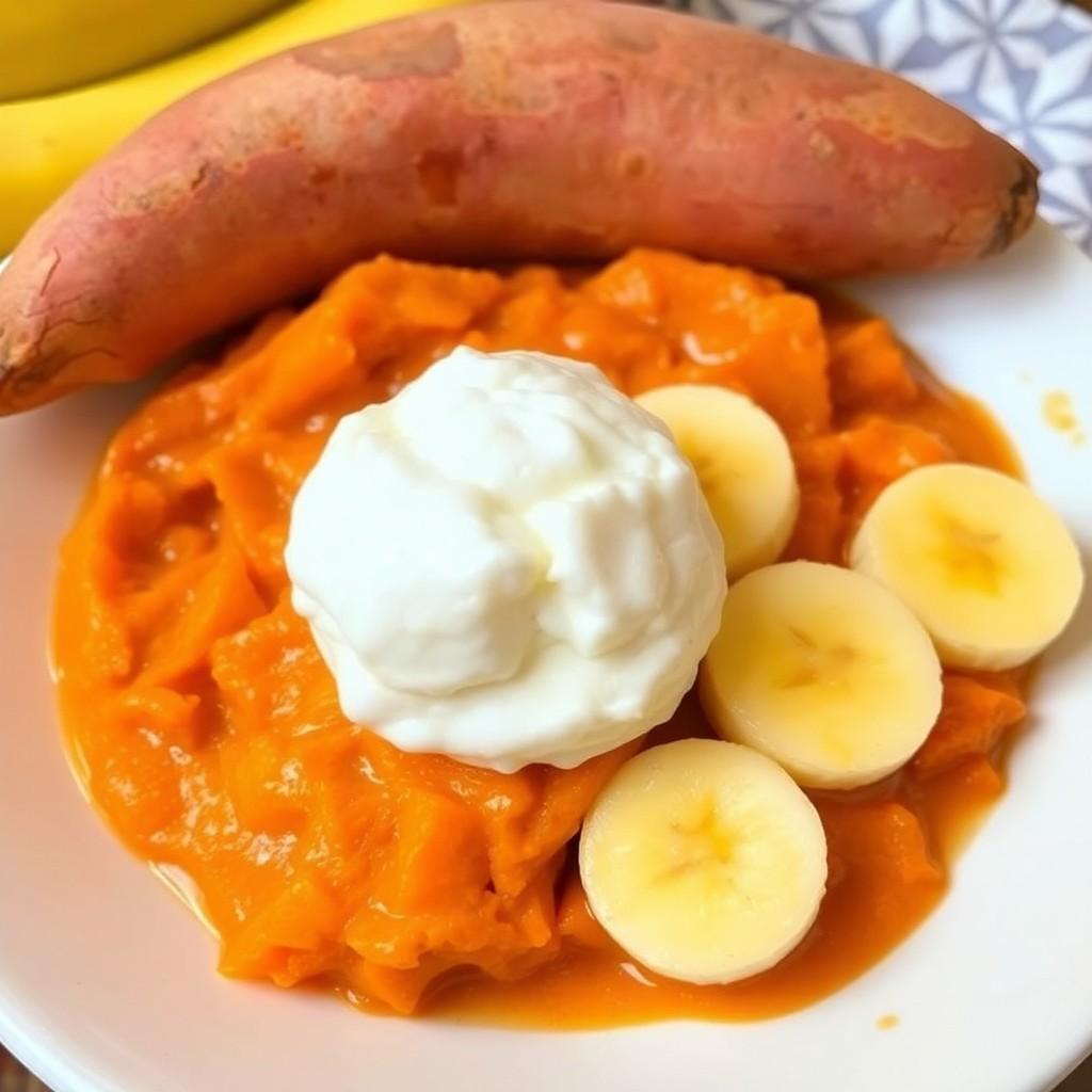 Sweet Potato and Banana Dessert