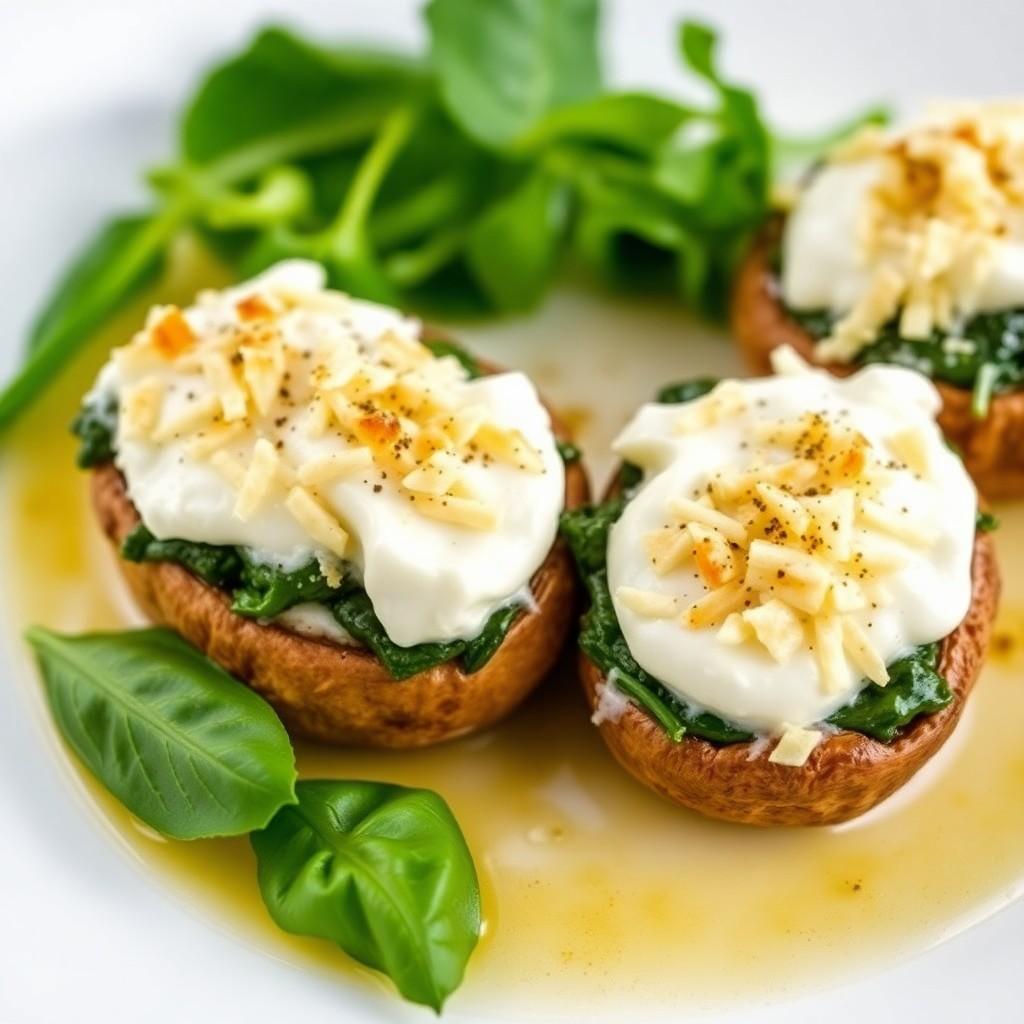 Veggie Stuffed Mushrooms