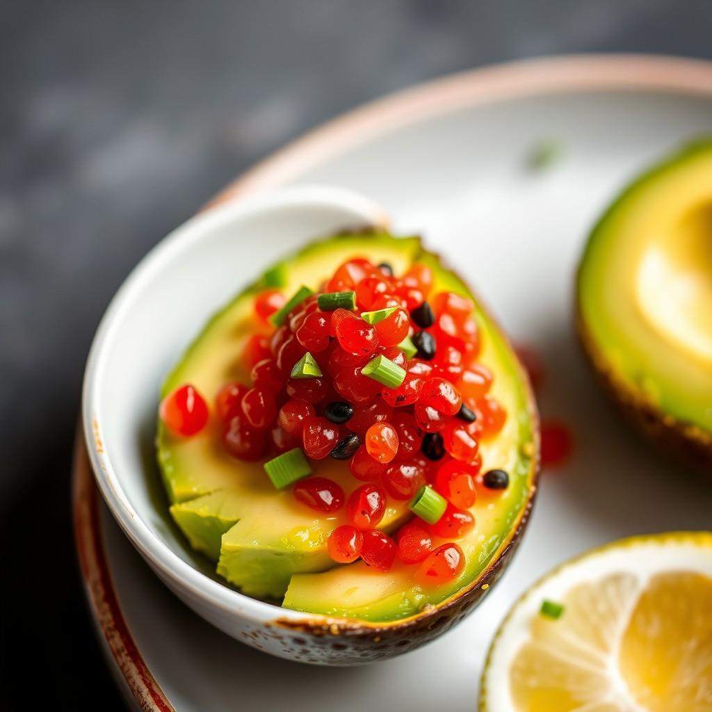 Avocado and Caviar Delight