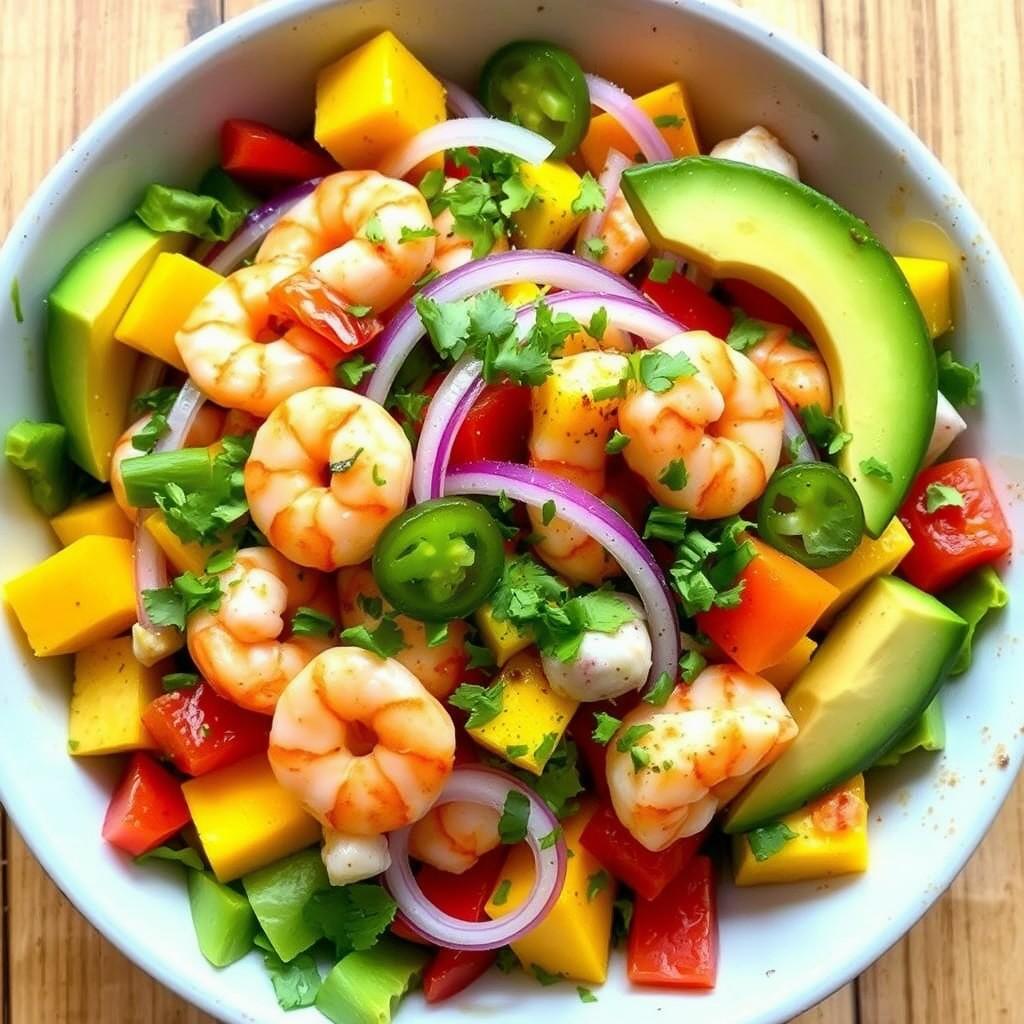 Spicy Shrimp Tango Salad