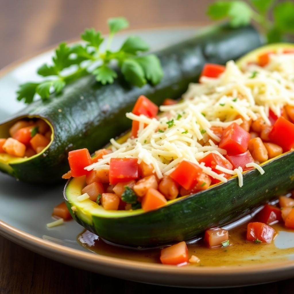 Stuffed Zucchini Boats