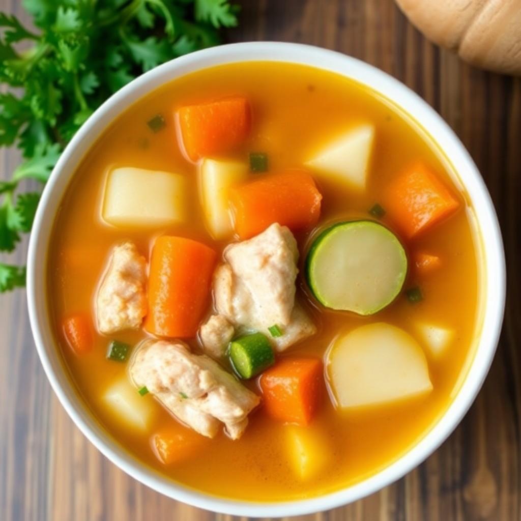 Vegetable and Chicken Soup