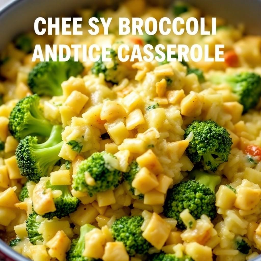 Cheesy Broccoli and Rice Casserole