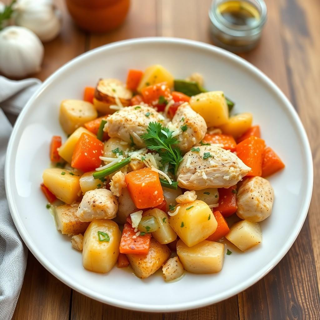 Vegetable and Chicken Casserole