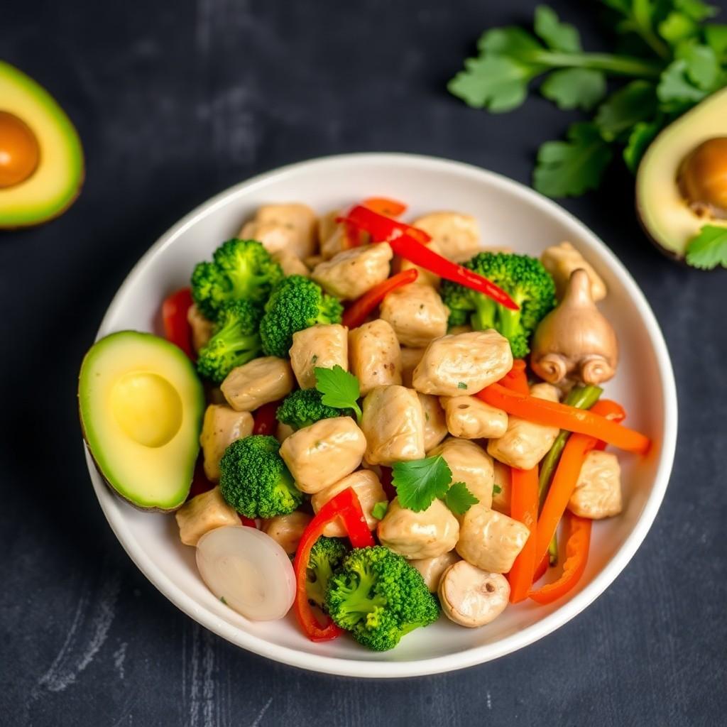 Vegetable and Chicken Stir-Fry