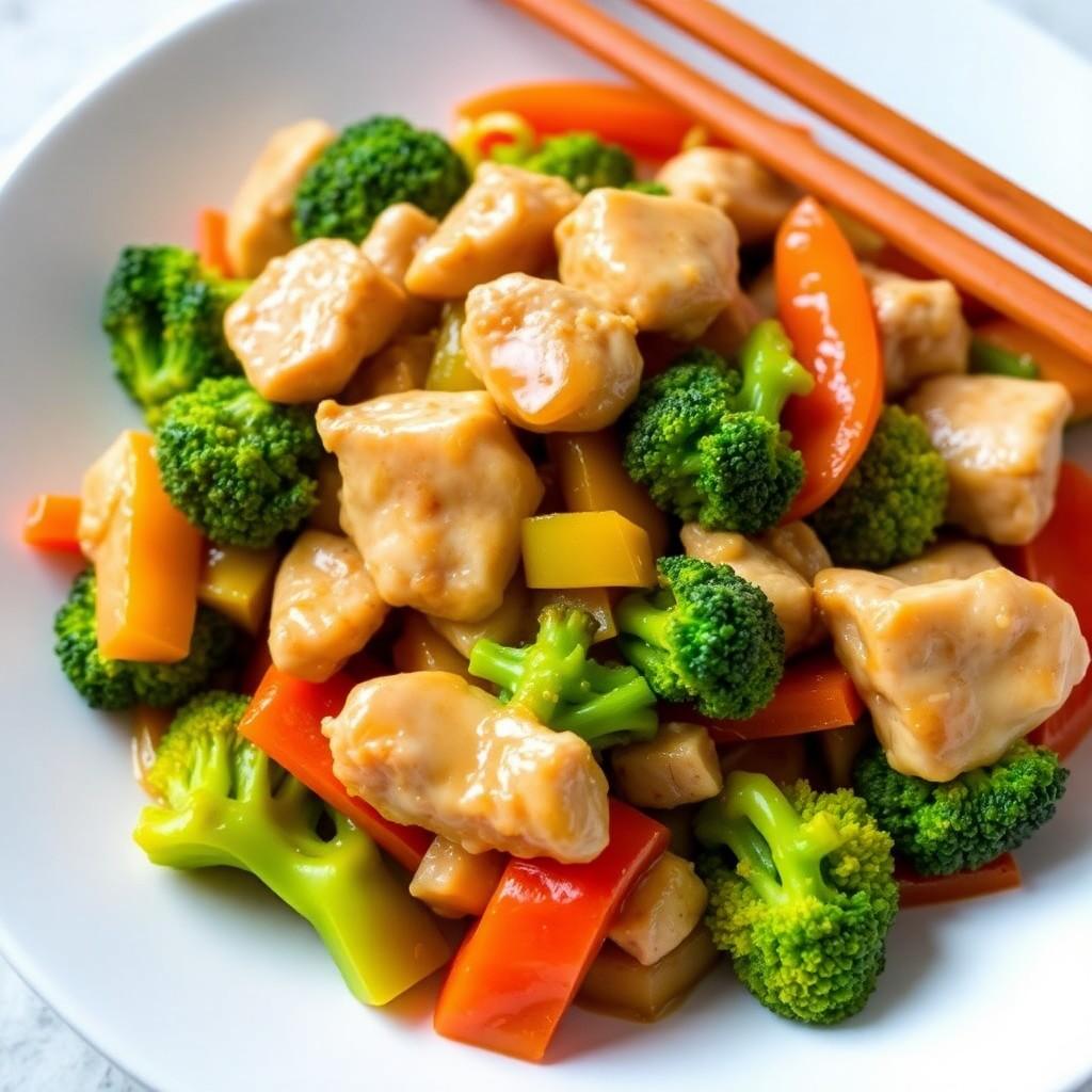 Vegetable & Chicken Stir-Fry