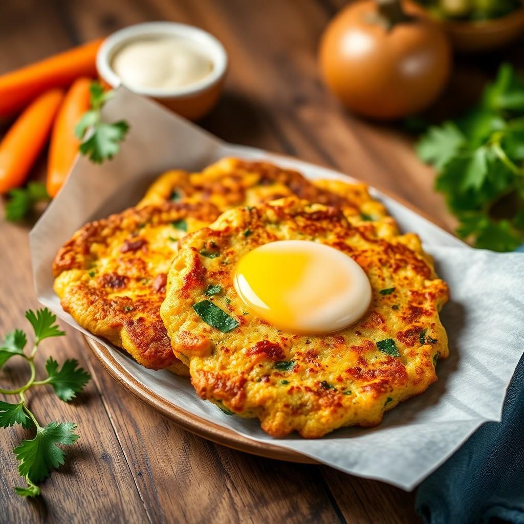 Savory Vegetable Zucchini Fritters