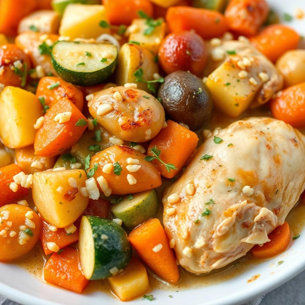 Vegetable and Chicken Casserole