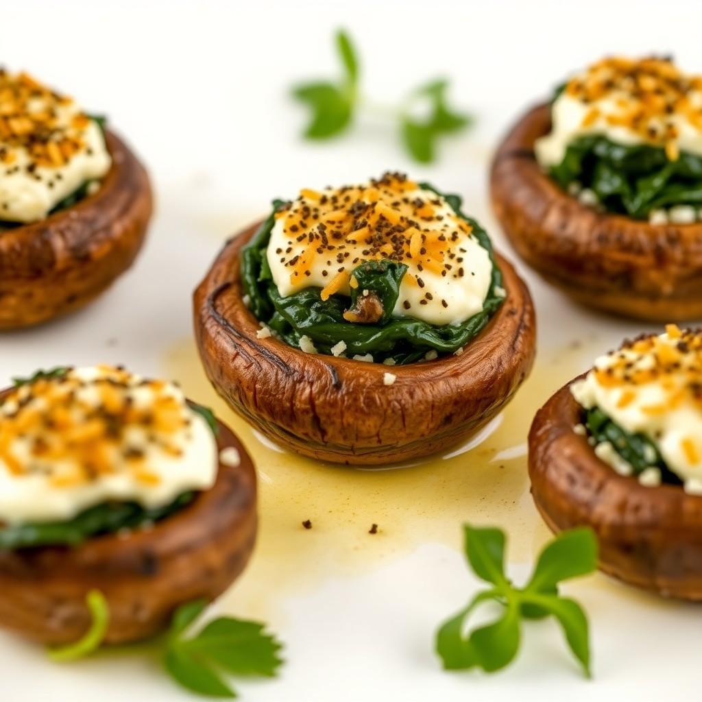 Stuffed Mushroom Caps