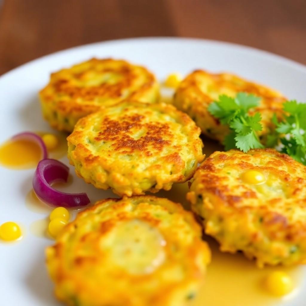 Zucchini and Corn Fritters