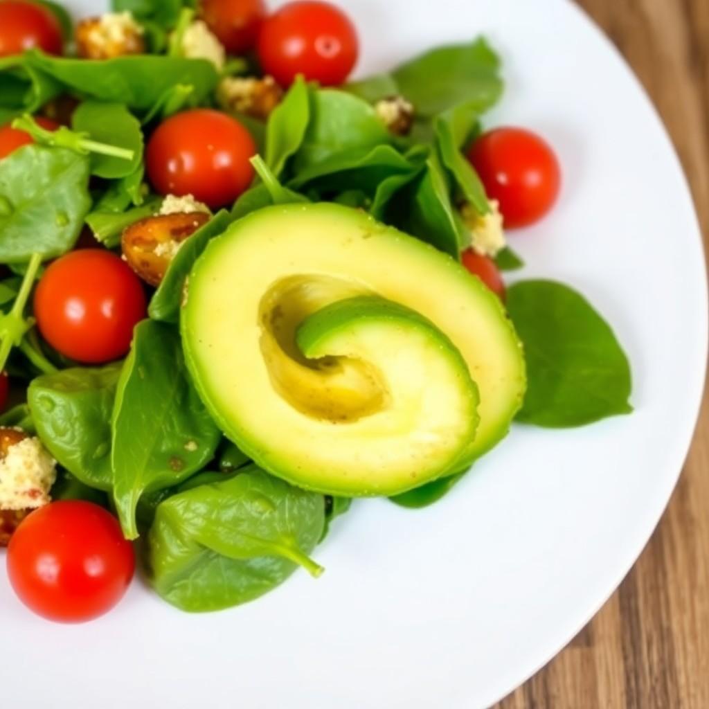 Vibrant Spinach & Avocado Salad