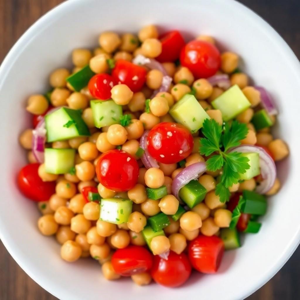 Mediterranean Chickpea Salad