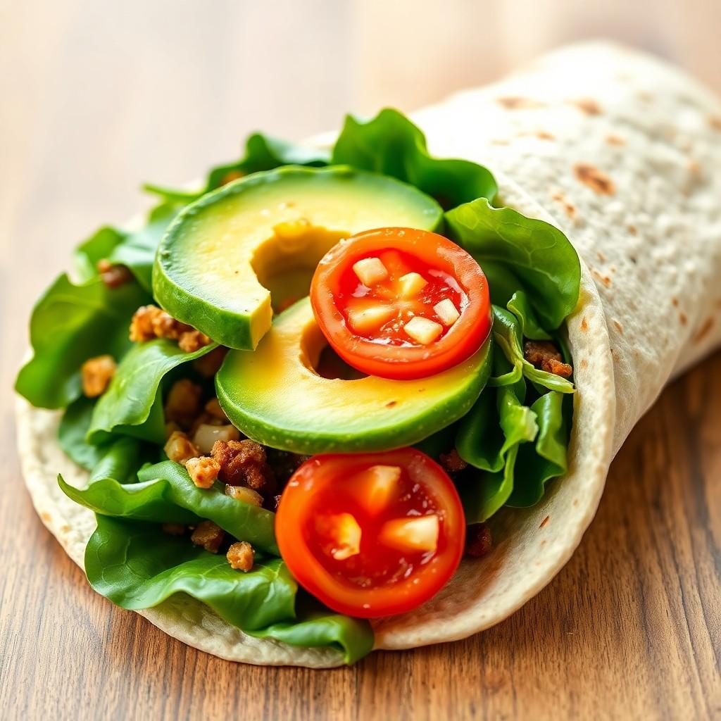 Veggie and Avocado Wrap