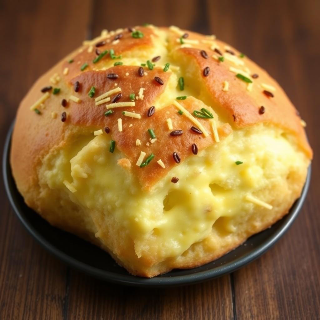 Cheesy Garlic Potato Bread