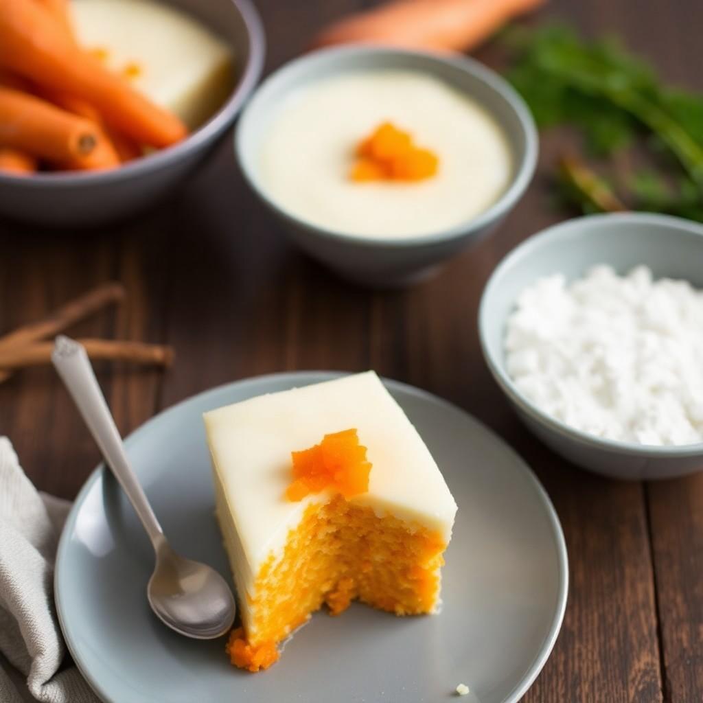 Carrot and Coconut Pudding