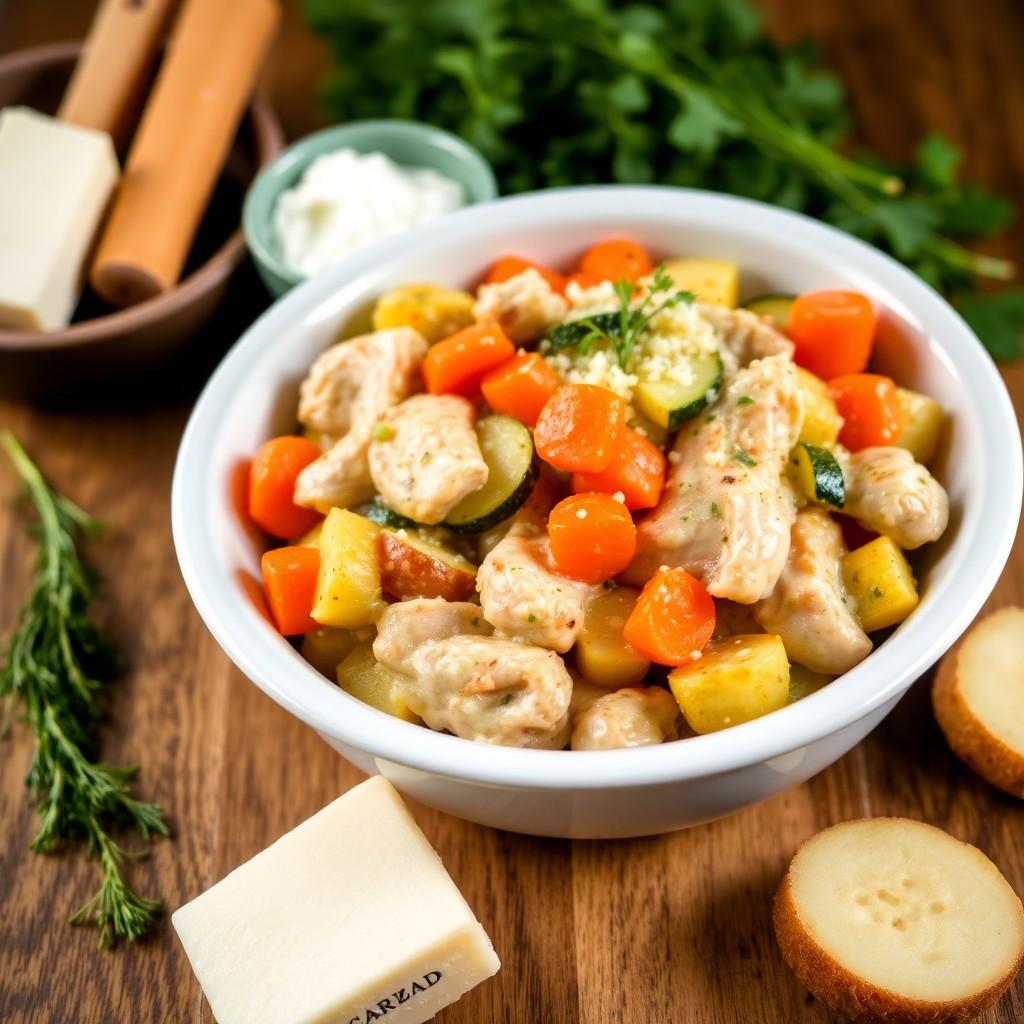 Vegetable and Chicken Casserole