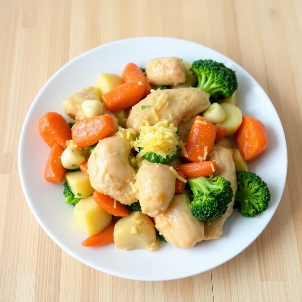 Vegetable and Chicken Casserole