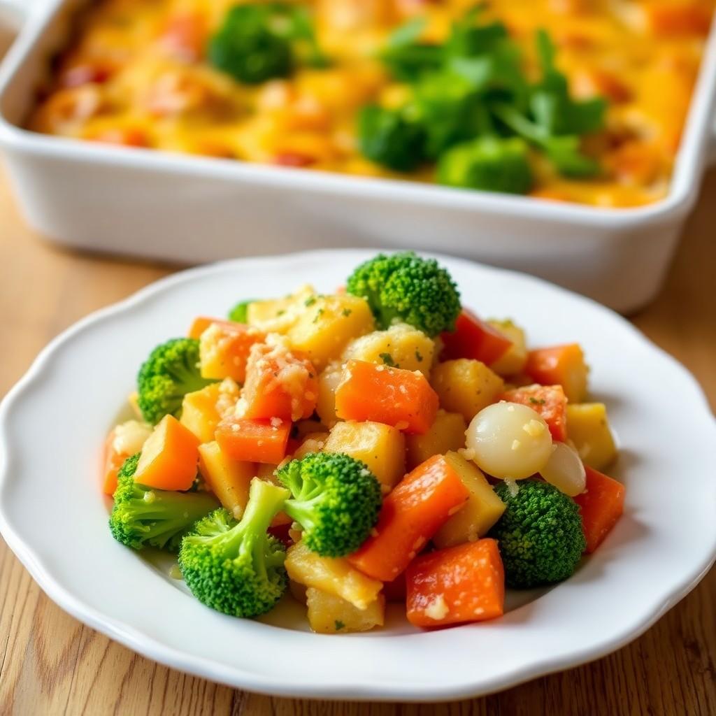 Cheesy Vegetable Casserole