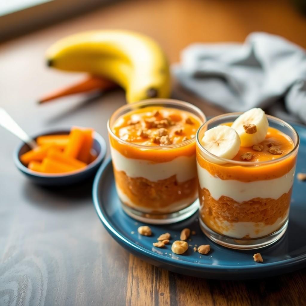 Carrot and Banana Dessert