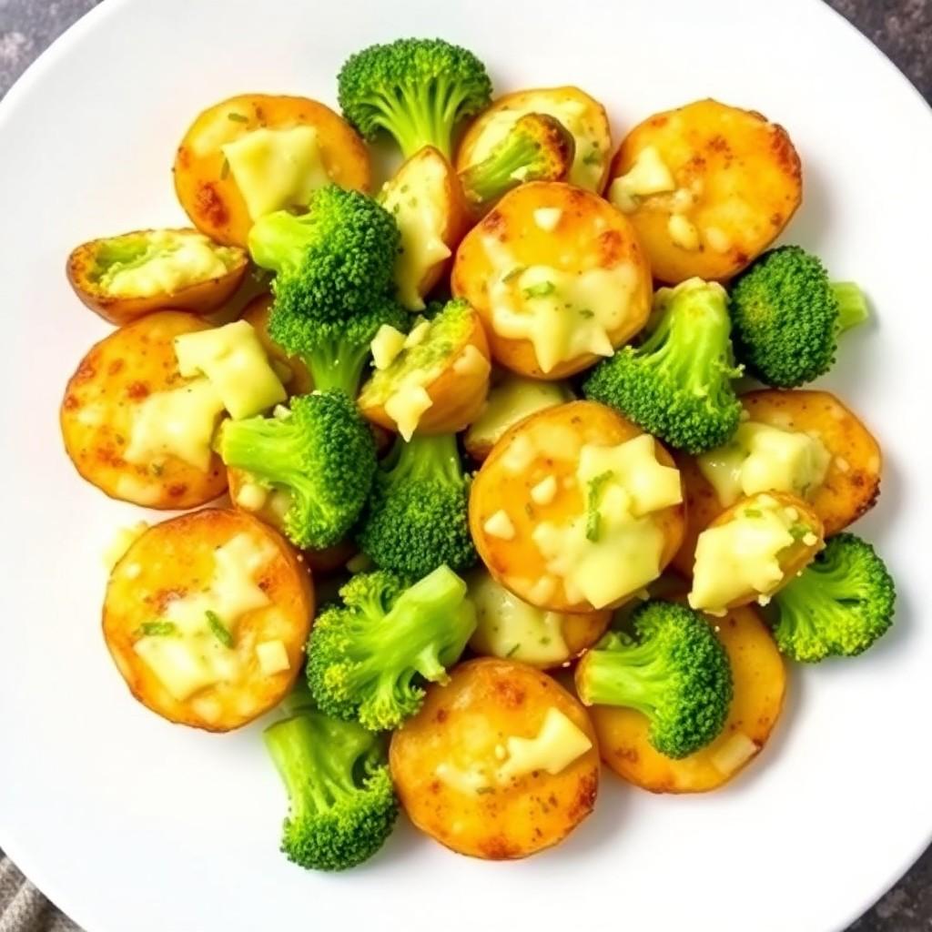 Cheesy Broccoli Potato Bites