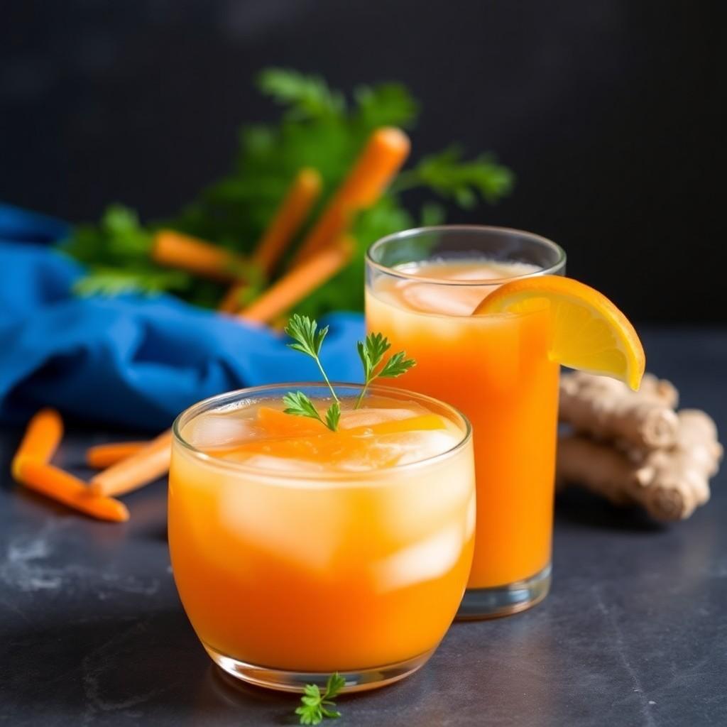 Carrot and Ginger Refreshing Juice