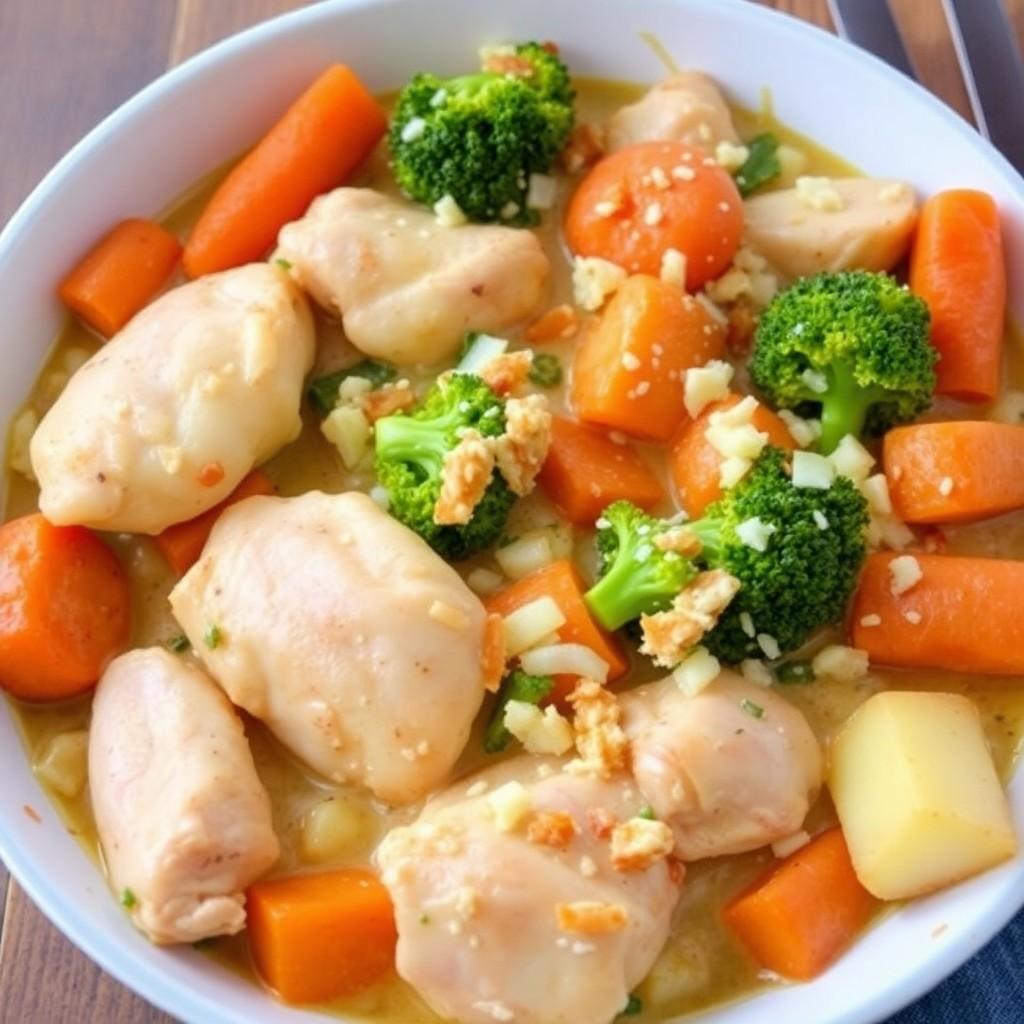 Vegetable and Chicken Casserole